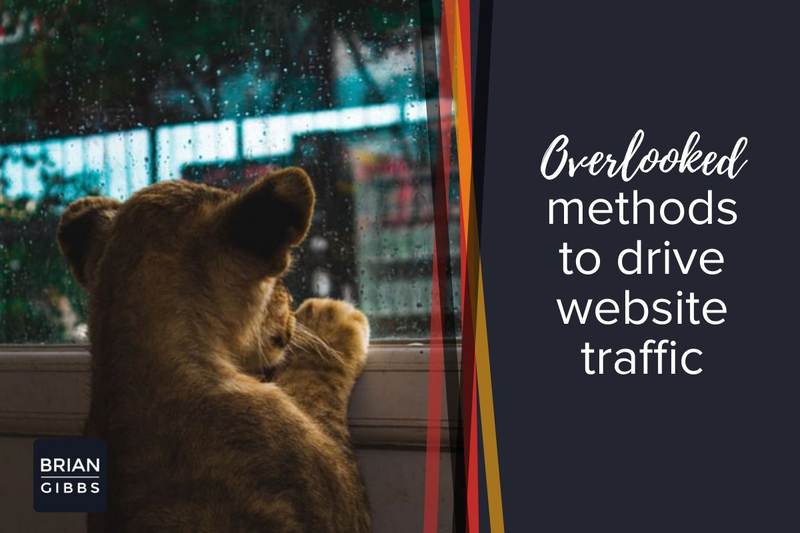 Overlooked methods to drive website traffic
