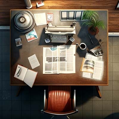 Proper planning determines the success of your content. overhead view of a content strategy on a metal desk