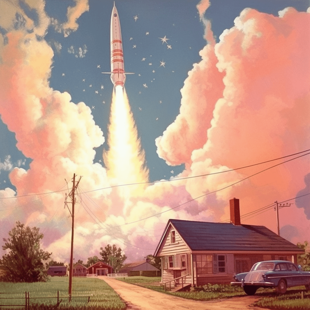 There are countless digital marketing benefits, especially for small businesses who want to skyrocket their growth. Rocket taking off into space.