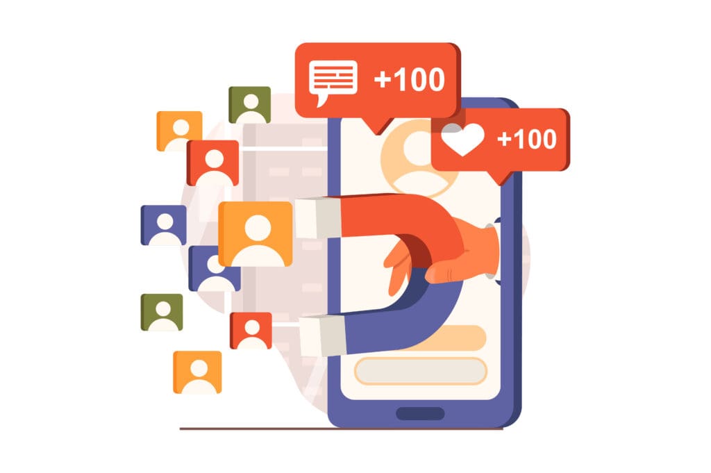 mobile phone, social media