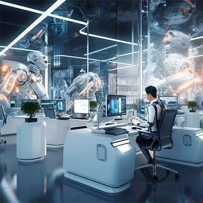 A Small Business AI Assistant can enhance business operations by automating processes. Small Business AI Assistant working behind the scenes