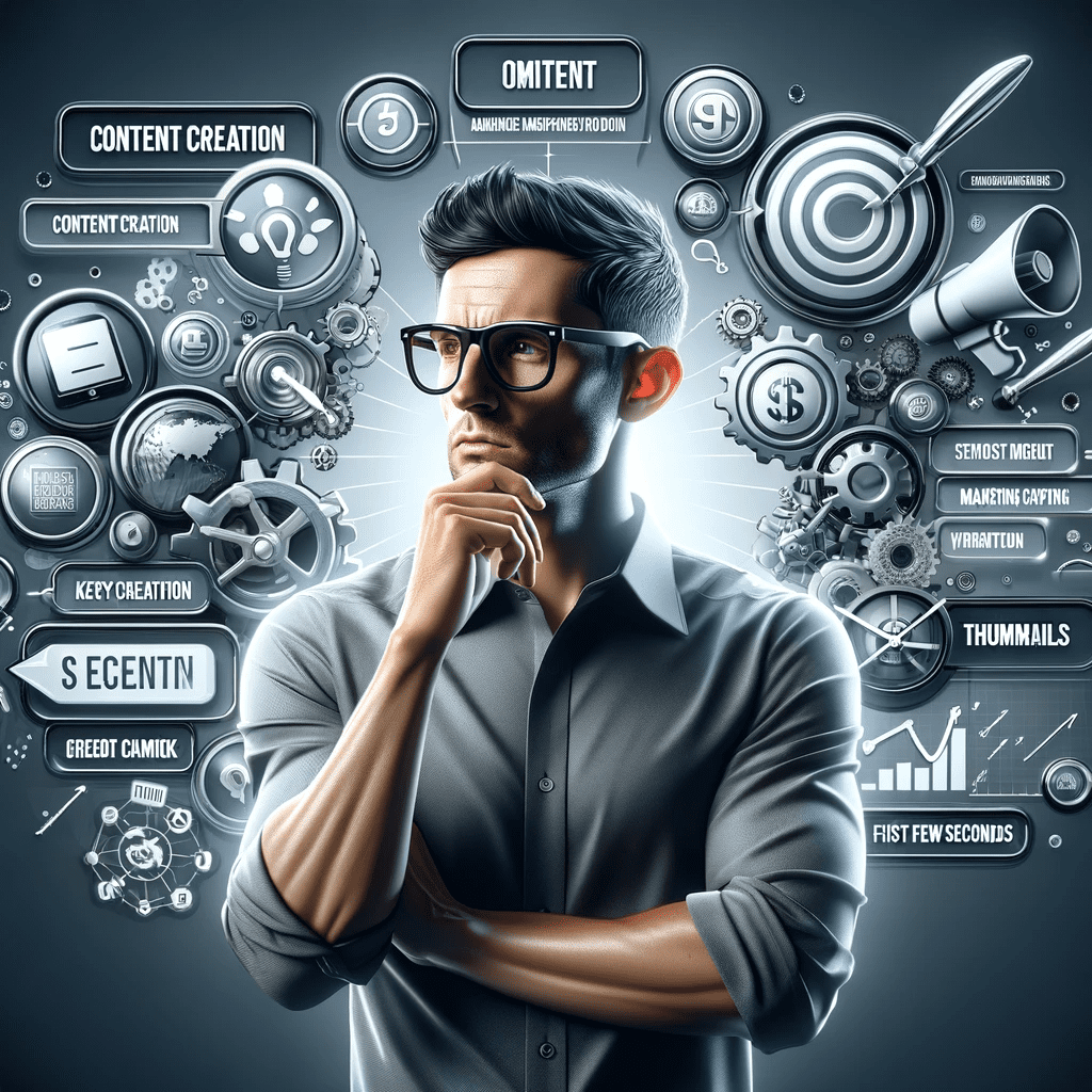 Personalized marketing can help small businesses build stronger connections with their audience. A man in glasses showcasing innovative marketing techniques.