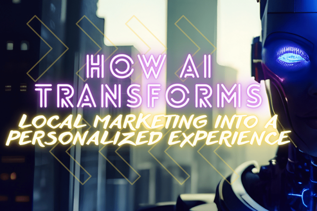 A close up of a sign highlighting local SEO optimization.