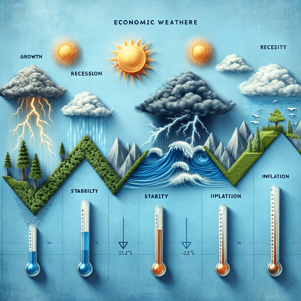 Local and small businesses need direct response marketing strategies. A 3d illustration of a weather chart showcasing various types of weather, ideal for local and small businesses in need of direct response marketing strategies.